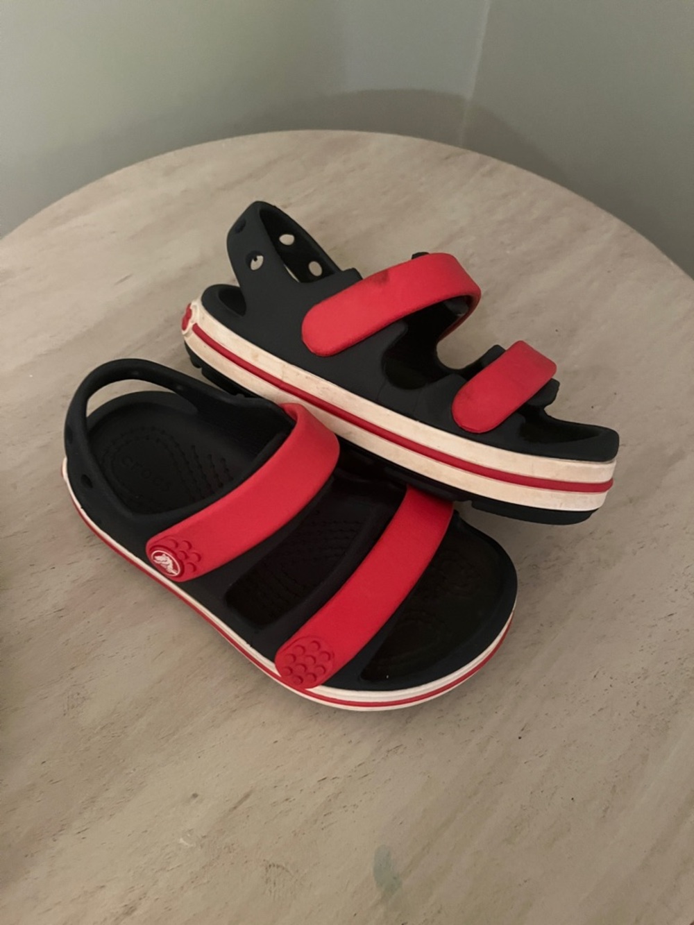 Kids’ Crocs sandals.